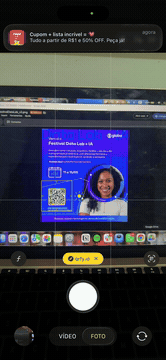 WebAR no navegador para anunciar o Festival Data Lab + IA da Globo