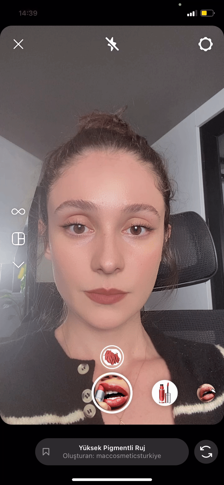 Campanhas com filtros AR de beleza